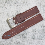 Каишка за часовник Hightone Premium HT20-A63S, Кожена, Кафява, 20мм