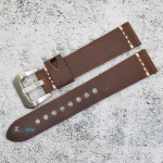 Каишка за часовник Hightone Premium HT20-A69S, Кожена, Кафява, 20мм