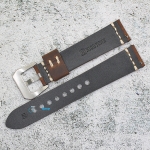 Каишка за часовник Hightone Premium HT20-A69S, Кожена, Кафява, 20мм