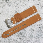 Каишка за часовник Hightone Premium HT20-A70S, Кожена, Кафява, 20мм