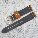 Каишка за часовник Hightone Premium HT20-A70S, Кожена, Кафява, 20мм