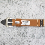 Каишка за часовник Hightone Premium HT20-A70S, Кожена, Кафява, 20мм