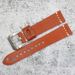 Каишка за часовник Hightone Premium HT20-A71S, Кожена, Кафява, 20мм