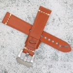 Каишка за часовник Hightone Premium HT20-A71S, Кожена, Кафява, 20мм