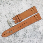 Каишка за часовник Hightone Premium HT20-A80S, Кожена, Кафява, 20мм