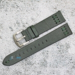 Каишка за часовник Hightone Premium HT20-A82S, Кожена, Зелена, 20мм