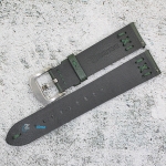 Каишка за часовник Hightone Premium HT20-A82S, Кожена, Зелена, 20мм