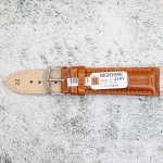 Каишка за часовник Hightone HT22-410V, Кожена, Кафява, 22мм
