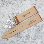 Каишка за часовник Hightone HT22-411, Кожена, Кафява, 22мм