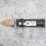 Каишка за часовник Hightone HT22-417, Кожена, Черна, 22мм