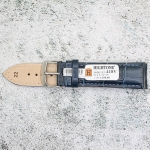 Каишка за часовник Hightone HT22-418V, Кожена, Синя, 22мм