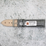 Каишка за часовник Hightone HT22-421, Кожена, Сива, 22мм