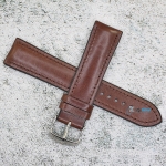 Каишка за часовник Hightone Premium HT22-816, Кожа и полимер, Кафява, 22мм