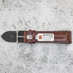 Каишка за часовник Hightone Premium HT22-816, Кожа и полимер, Кафява, 22мм