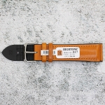 Каишка за часовник Hightone Premium HT22-817, Кожа и полимер, Кафява, 22мм