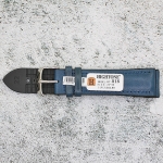 Каишка за часовник Hightone Premium HT22-818, Кожа и полимер, Синя, 22мм