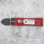 Каишка за часовник Hightone Premium HT22-819, Кожа и полимер, Бордо, 22мм