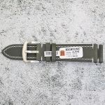 Каишка за часовник Hightone Premium HT22-A39S, Кожена, Сива, 22мм