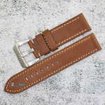 Каишка за часовник Hightone Premium HT22-A66S, Кожена, Кафява, 22мм