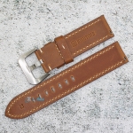 Каишка за часовник Hightone Premium HT22-A66S, Кожена, Кафява, 22мм