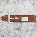 Каишка за часовник Hightone Premium HT22-A66S, Кожена, Кафява, 22мм