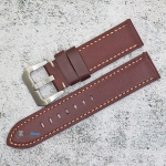 Каишка за часовник Hightone Premium HT22-A67S, Кожена, Кафява, 22мм