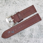 Каишка за часовник Hightone Premium HT22-A67S, Кожена, Кафява, 22мм