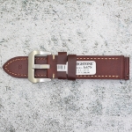 Каишка за часовник Hightone Premium HT22-A67S, Кожена, Кафява, 22мм