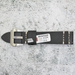 Каишка за часовник Hightone Premium HT22-A73S, Кожена, Черна, 22мм