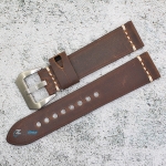 Каишка за часовник Hightone Premium HT22-A74S, Кожена, Кафява, 22мм