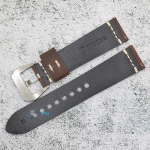 Каишка за часовник Hightone Premium HT22-A74S, Кожена, Кафява, 22мм