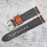 Каишка за часовник Hightone Premium HT22-A76S, Кожена, Кафява, 22мм