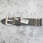 Каишка за часовник Hightone Premium HT22-A77S, Кожена, Сива, 22мм