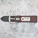 Каишка за часовник Hightone Premium HT20-A85S, Кожена, Кафява, 22мм
