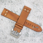 Каишка за часовник Hightone Premium HT22-A86S, Кожена, Кафява, 22мм