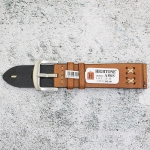 Каишка за часовник Hightone Premium HT22-A86S, Кожена, Кафява, 22мм