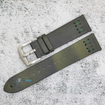 Каишка за часовник Hightone Premium HT22-A88S, Кожена, Зелена, 22мм