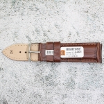 Каишка за часовник Hightone HT24-446V, Кожена, Кафява, 24мм