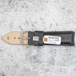 Каишка за часовник Hightone HT24-448V, Кожена, Черна, 24мм