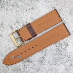 Каишка за часовник Hightone Premium HT24-546G, Кожена, Кафява, 24мм