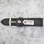 Каишка за часовник Hightone Premium HT24-A40S, Кожена, Черна, 24мм