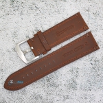 Каишка за часовник Hightone Premium HT24-A43S, Кожена, Кафява, 24мм