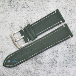 Каишка за часовник Hightone Premium HT24-A47S, Кожена, Зелена, 24мм