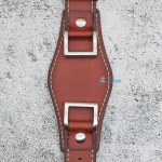 Каишка за часовник FOSSIL JR1157, JR1155, Кожена, Кафява, 24мм