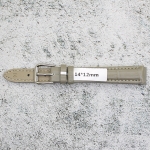 Каишка за часовник Lyon LY1480, Кожена, Сива, 14мм