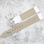 Каишка за часовник Lyon LY1861, Кожена, Бяла, 18мм