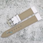 Каишка за часовник Lyon LY20160, Кожена, Бяла, 20мм