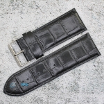 Каишка за часовник Lyon LY3001, Кожена, Черна, 30мм