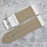 Каишка за часовник Lyon LY3060, Кожена, Бяла, 30мм