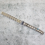 Верижка за часовник ML12-6018BC, Стоманена, Биколор, 12мм